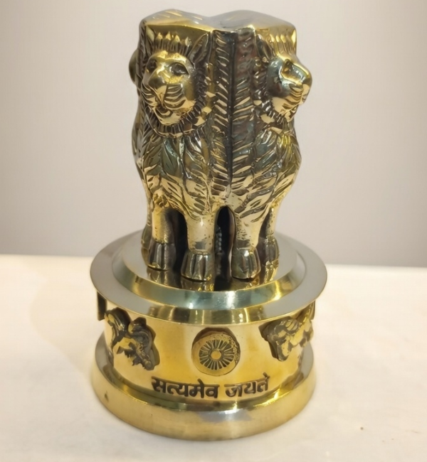 Handcrafted Ashoka Lion Capital Decor