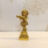 Elegant Golden Krishna Idol Statue