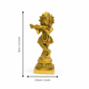 Golden Krishna Idol Statue Size