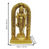 Golden Finish Lord Ram Idol Statue