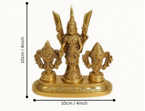 Handcrafted Brass Tirupati Balaji Idol Set