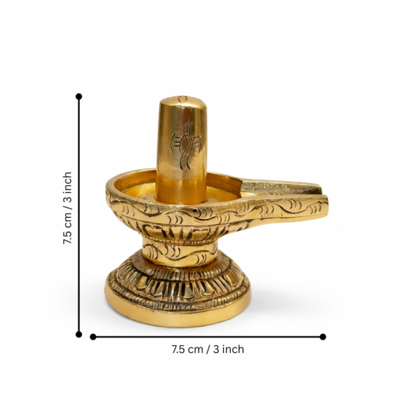 Golden Shivling Idol