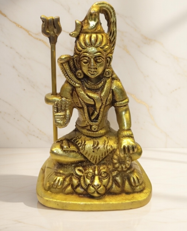 Divine Mahadev Brass Idol Statue